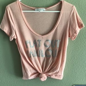 BCBG Women’s Sparkle “Flat Out Fabulous” Love💖Tee